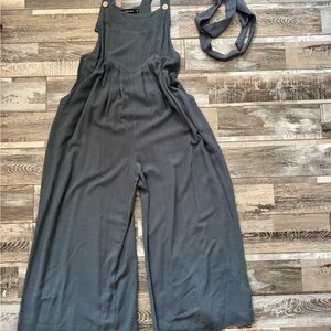 Charcoal Grey Women's Jumpsuit